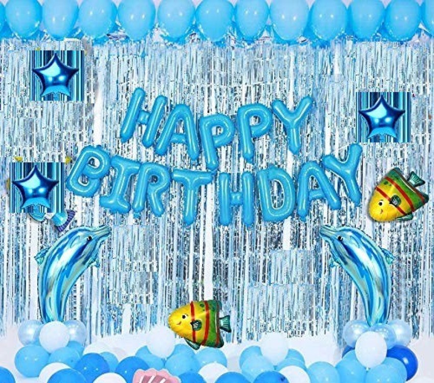 SHOPTIONS underwater theme birthday combo-13 pc happy birthday