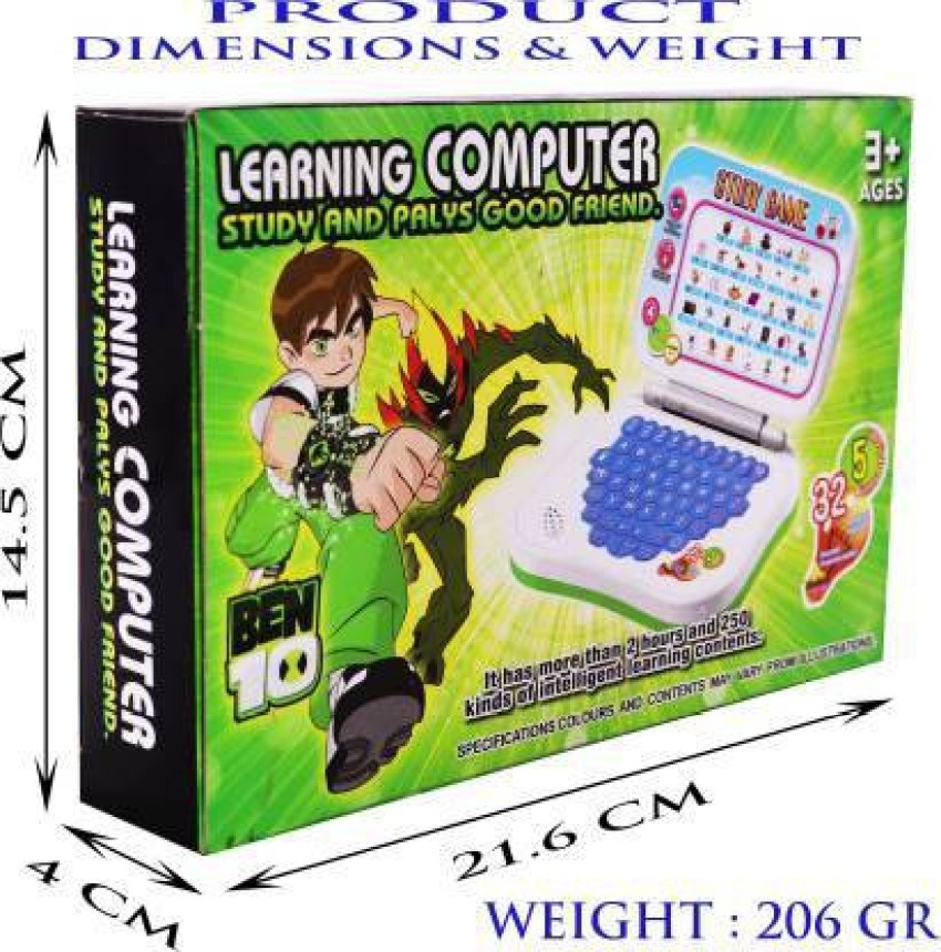 Ben 10 talking english learning sales laptop toy