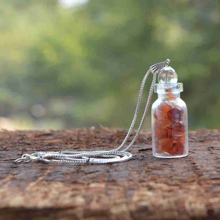 Crystal deals bottle pendant