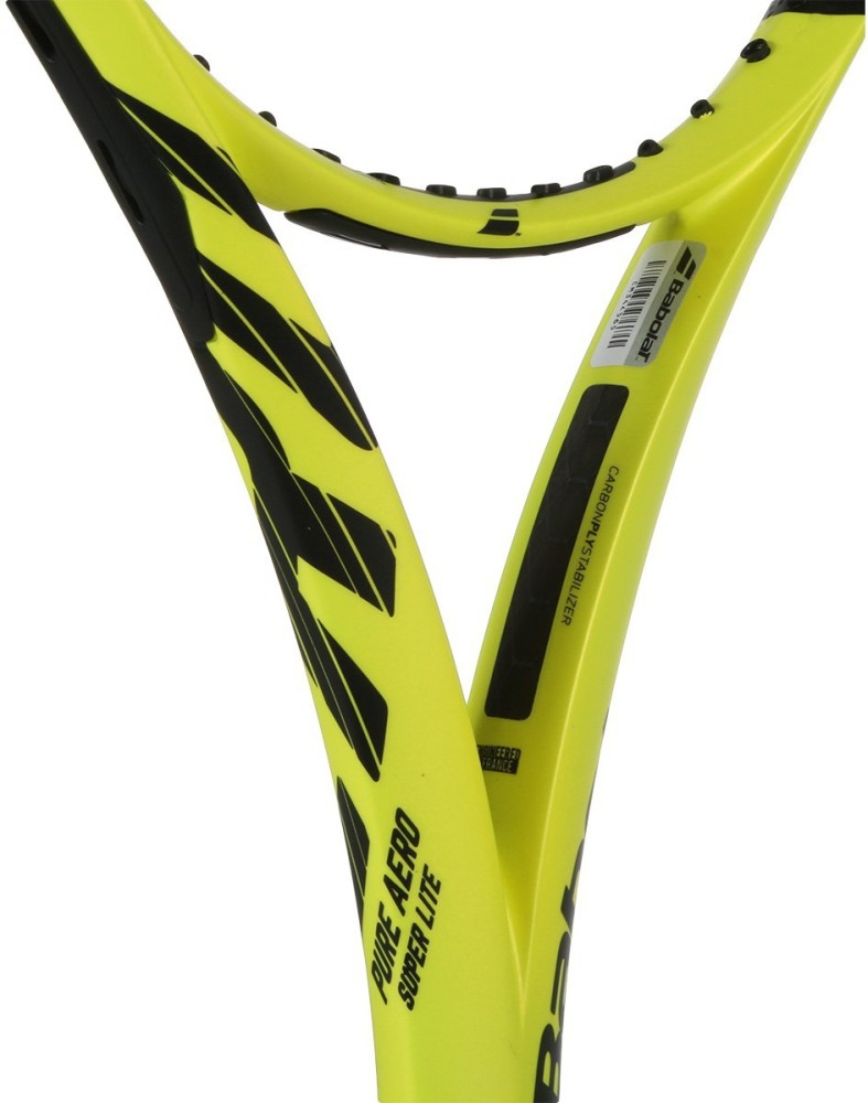 BABOLAT Pure Aero Superlite 255gm Grip3 Unstrung Yellow Black