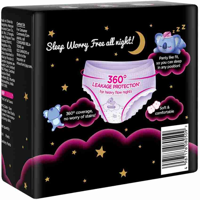 Buy Whisper Nights Combo - Whisper Bindazzz Night Period Panty + Gillette  Venus 3 Blades Razor Online