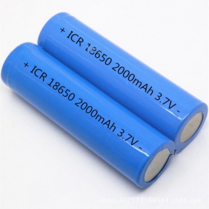 Rechargeable 18650 Li-ion Battery 3.7V 2000mAh
