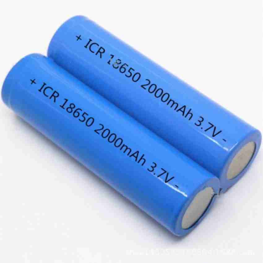 SHIVANTECH 3.7V 2000mAh Lithium Ion 18650 ( Pack Of 2 ) Battery -  SHIVANTECH 