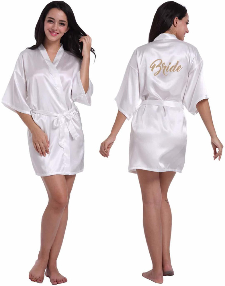 Silk robe on sale and slippers set