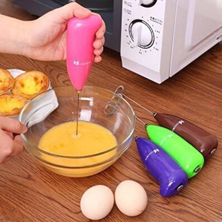 Mini Hand Electric Milk Stainless Steel Egg Beater Coffee Frother Milk  Blender