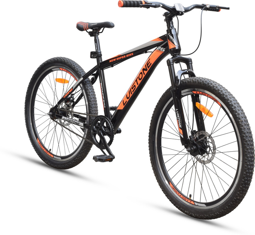 Thriller LUISTONE ORANGE 26IN 26 T Hybrid Cycle City Bike Price in India Buy Thriller LUISTONE ORANGE 26IN 26 T Hybrid Cycle City Bike online at Flipkart