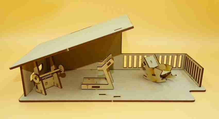 How To Draw A Cute Dollhouse ☆ Doll House Wooden Furniture