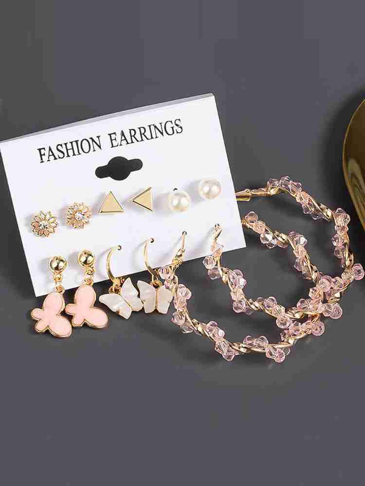 Butterfly Tassel Earrings For Women Girls - Cute Butterfly Chain Dangle  Drop Earrings Jewelry Rhinestone Insect Accessories