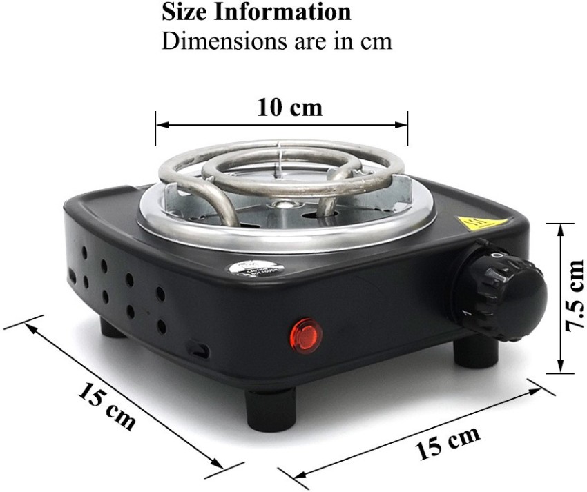 TFG Hot Plate Small Size- 500Watt Portable Coil Stove/Coil Electric Stove  Electric Cooking Heater Price in India - Buy TFG Hot Plate Small Size-  500Watt Portable Coil Stove/Coil Electric Stove Electric Cooking