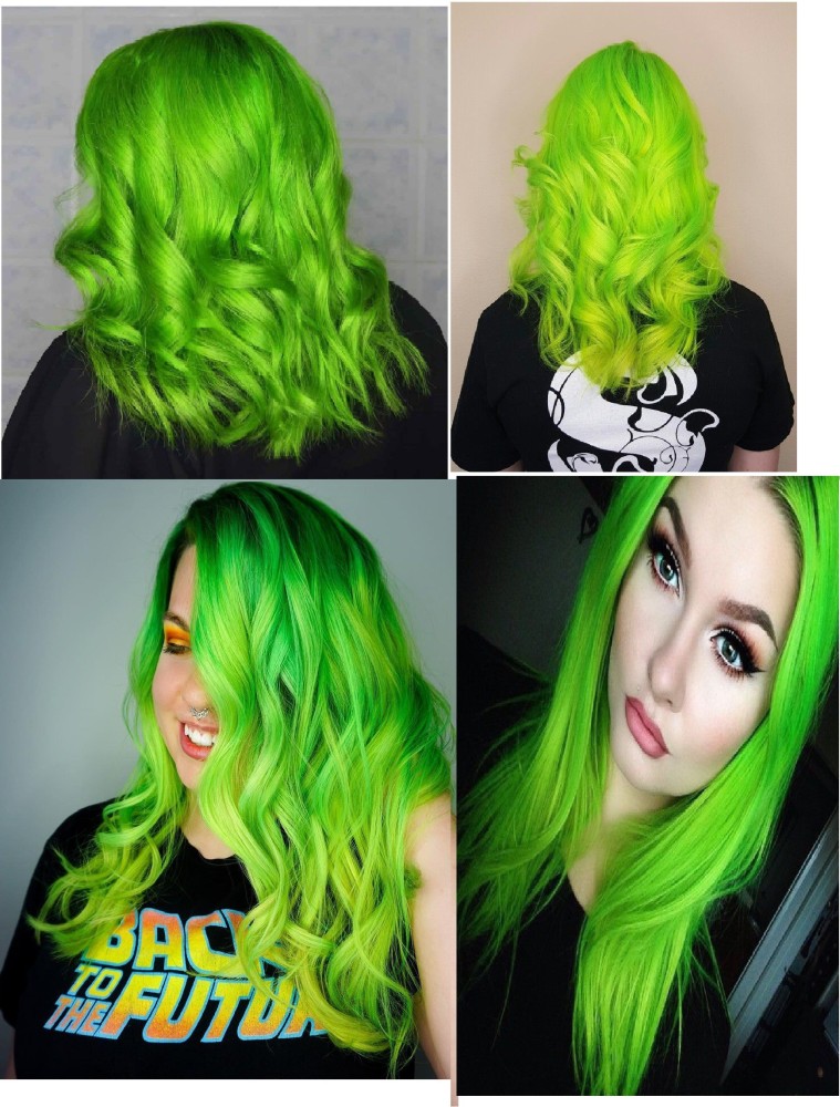 Emijun NATURAL NEON GREEN HAIR COLOR , NEON GREEN - Price in India, Buy  Emijun NATURAL NEON GREEN HAIR COLOR , NEON GREEN Online In India, Reviews,  Ratings & Features