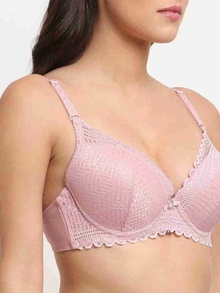 Buy Makclan Strong in Sheer Pink Sports Bra for Women Online in India