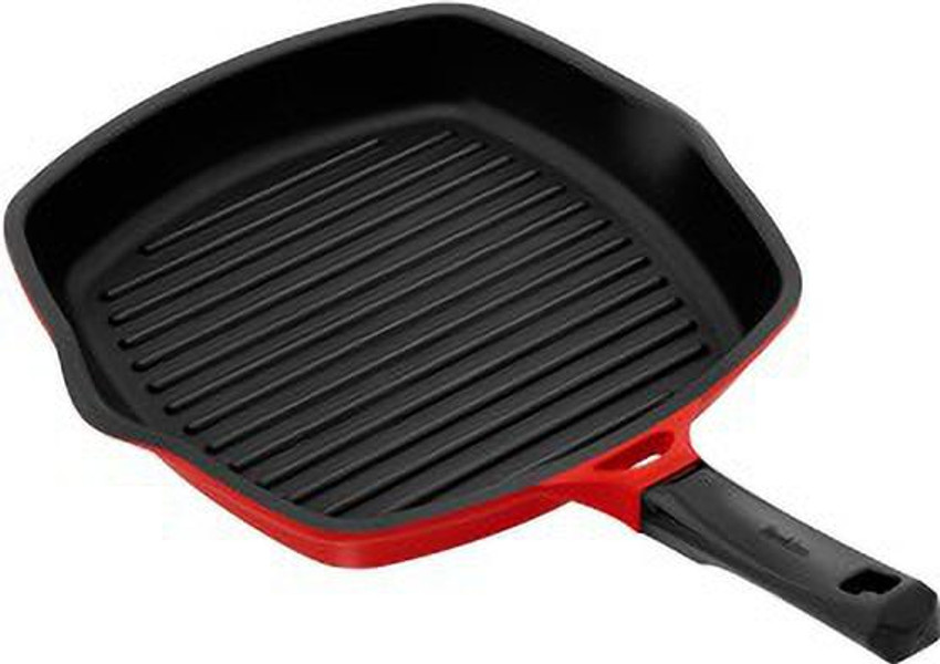 Hawkins Die Cast Aluminium Grill Pan 30 cm diameter with Lid 2 L
