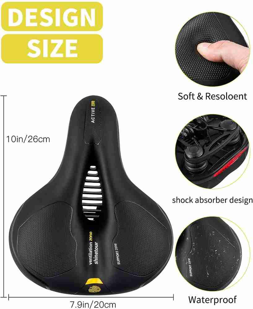 Comfortable bicycle 2025 seat for ladies