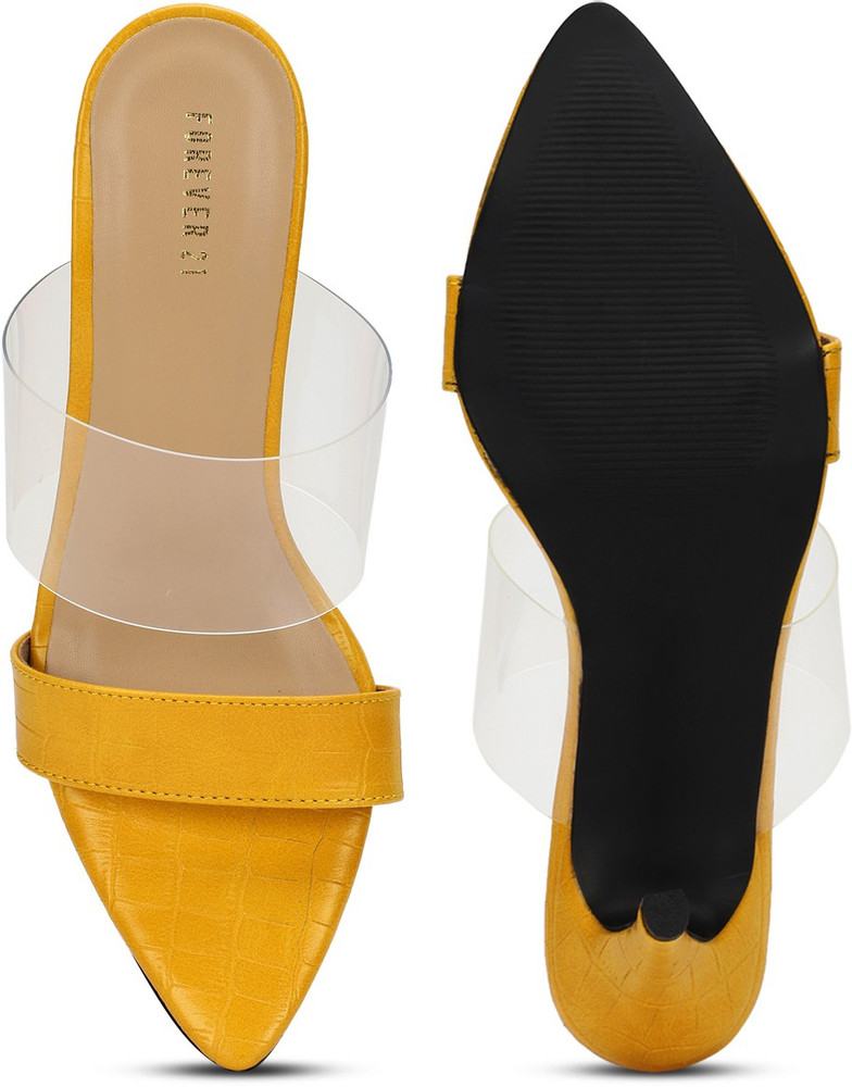 Forever 21 yellow sales heels