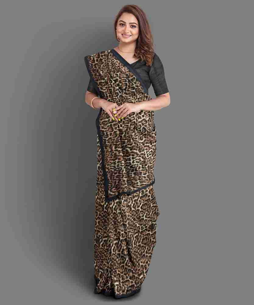 Cheetah print sarees online top