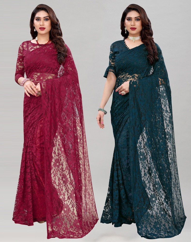 Flipkart designer net hot sale sarees with price