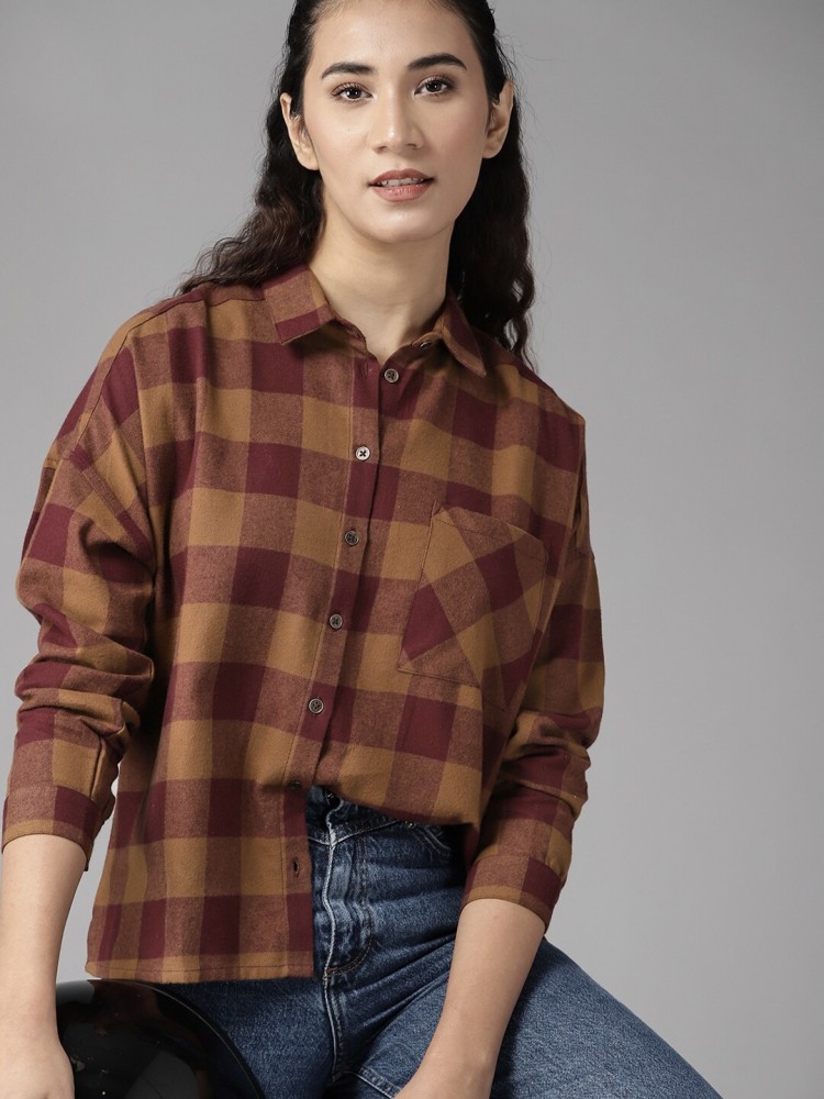 Roadster shirts for hot sale womens flipkart