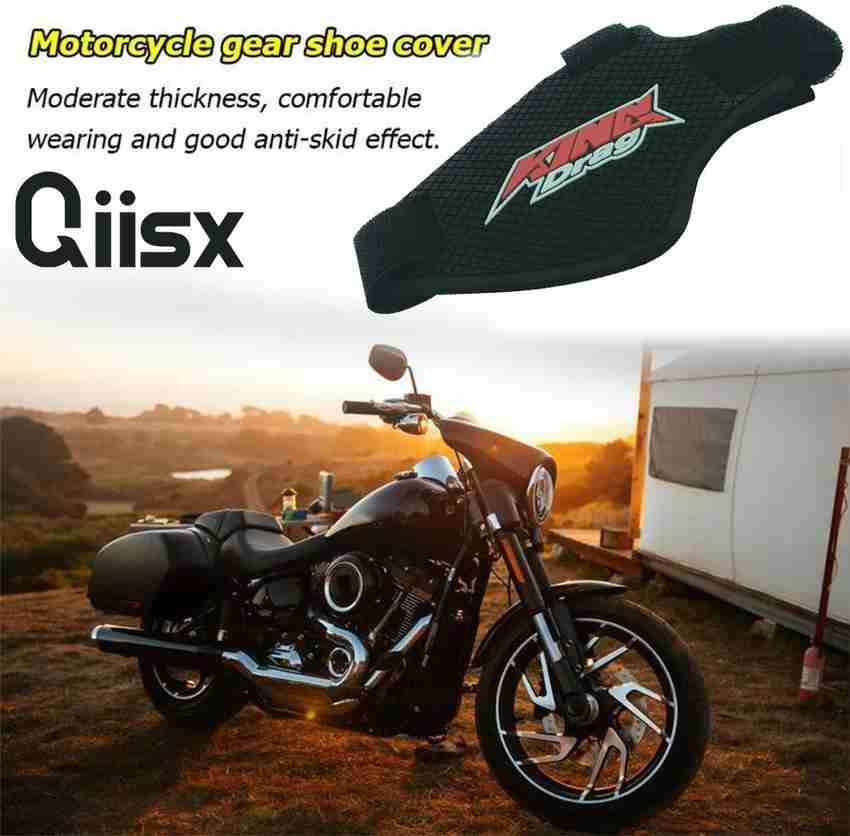 Qiisx Antiskid Boot Protector Rubber Gear Shifter Guards for Bajaj