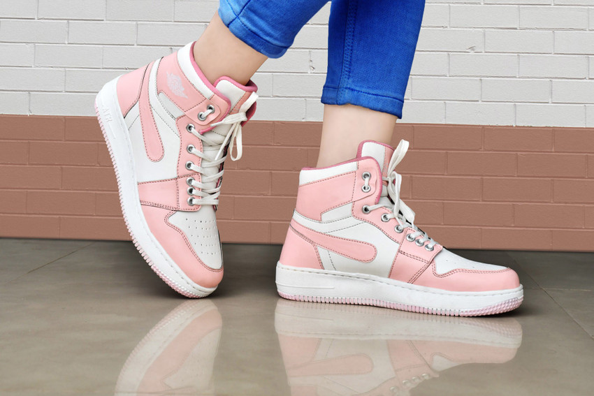 OZJI Women Ankle Pink Color laceup Sneaker Sports Shoes Sneakers For Women Buy OZJI Women Ankle Pink Color laceup Sneaker Sports Shoes Sneakers For Women Online at Best Price Shop