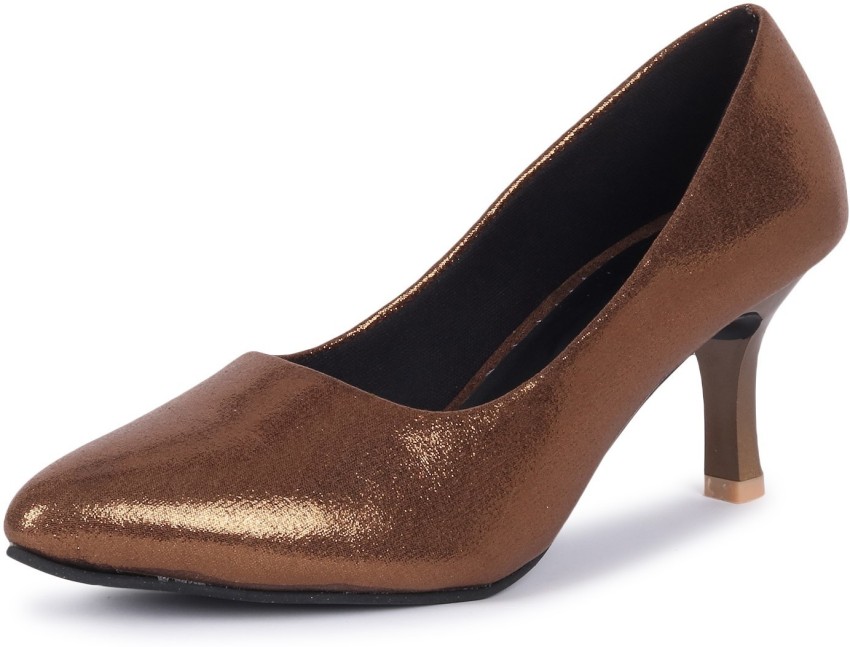 Copper colored hot sale pumps