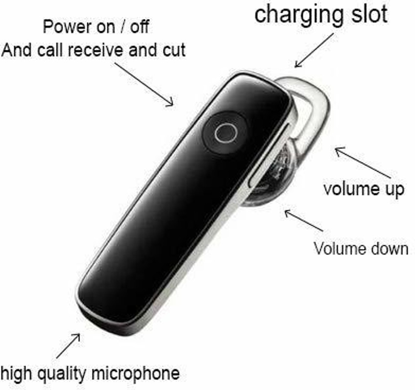 Oxhox Magnetic Pack of 2 Bluetooth Headset with Mic Bluetooth