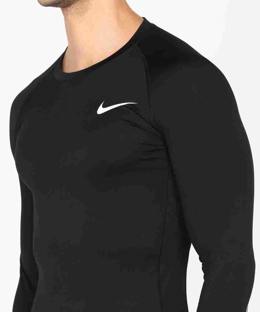 Mens Nike Pro Combat VPR Dri Fit Max HyperCool Skull Fitted Shirt S Black  651275