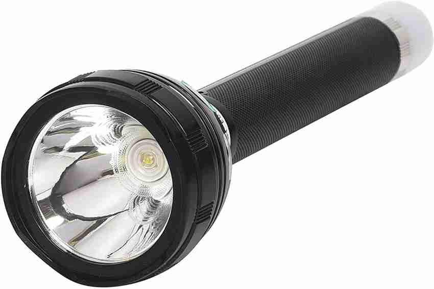 JPRO C 2 Mode LED Torch Light Fiber Body 200m Long Range Torch