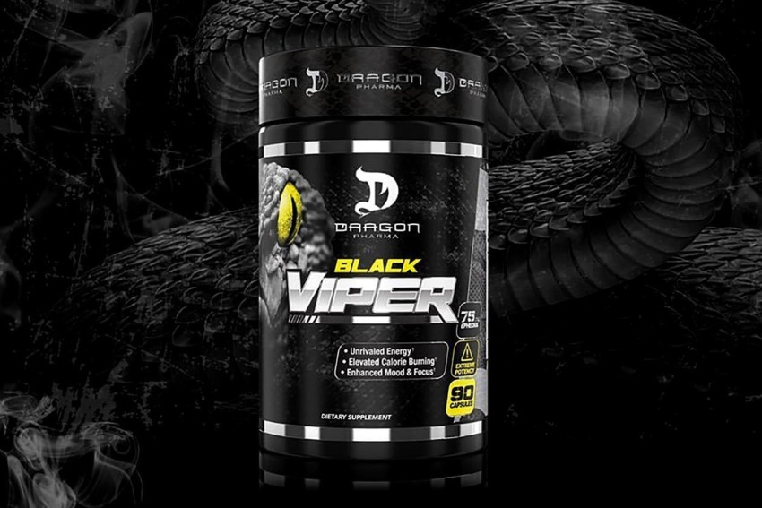 dragon pharma BLACK VIPER 90 CAPSULES EXTREME FAT BURNER