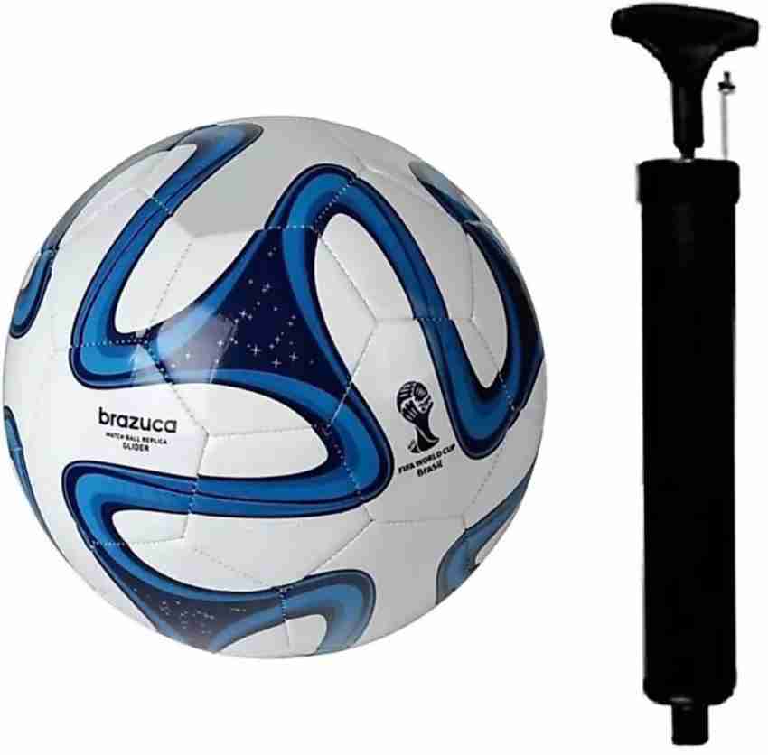 radion Brazuca 2 colour football with Air pump Football Kit - Buy