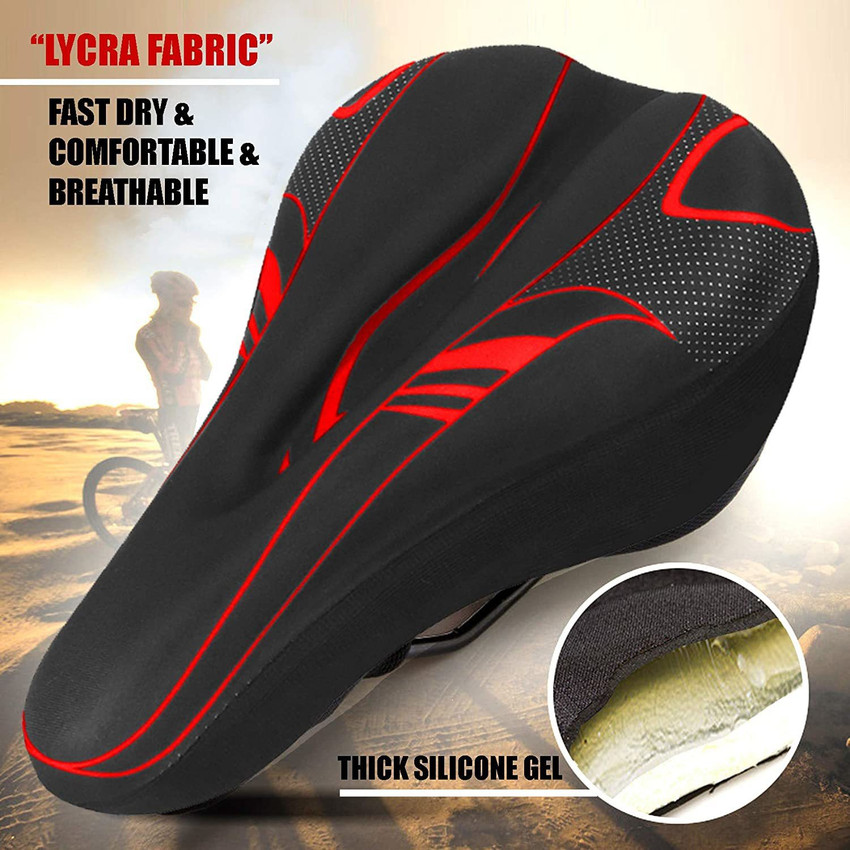 Linist Bicycle Seat Cover Premium Saddle Pad Extra Gel Cushion Cycle Cushion Cover Bicycle Seat Cover Free Size Buy Linist Bicycle Seat Cover Premium Saddle Pad Extra Gel Cushion Cycle Cushion