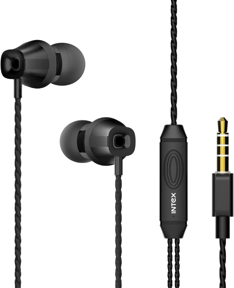 Intex thunder 107 black Wired Headset Price in India Buy Intex