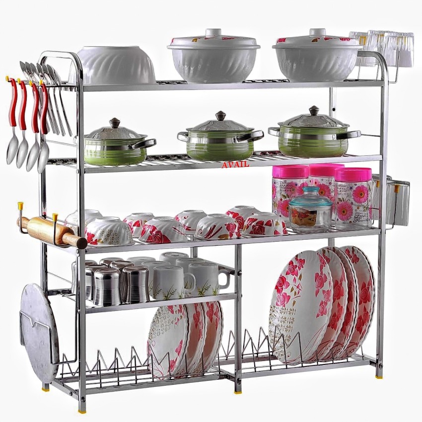 Stainless Steel Kitchen Utensils Rack Manufacturer from Mumbai India