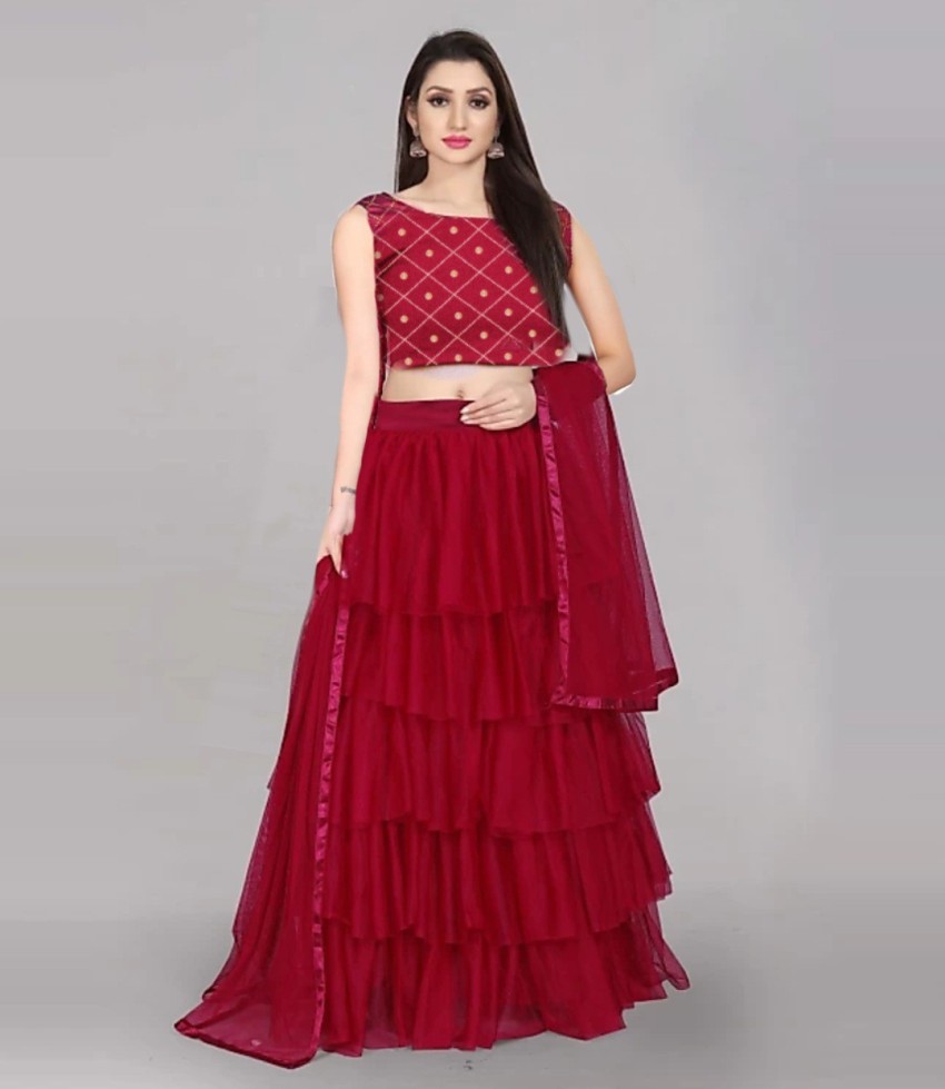 Crop tops lehenga hot sale online flipkart