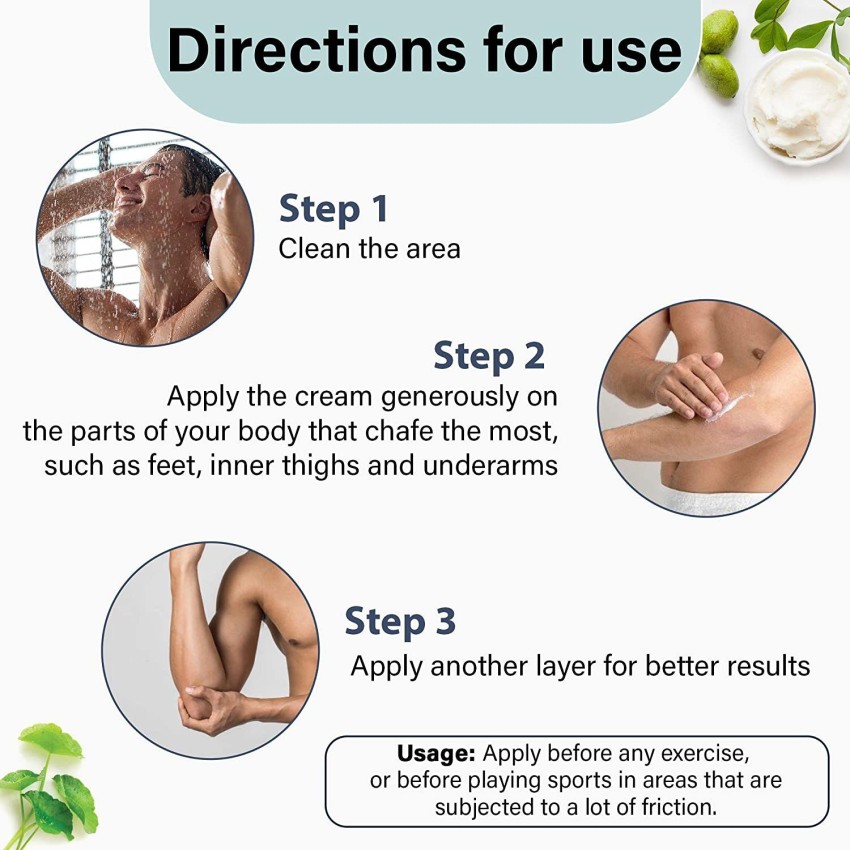 Azani Anti Chafing Cream For Soothing Rashes, Blisters, Thigh Rub