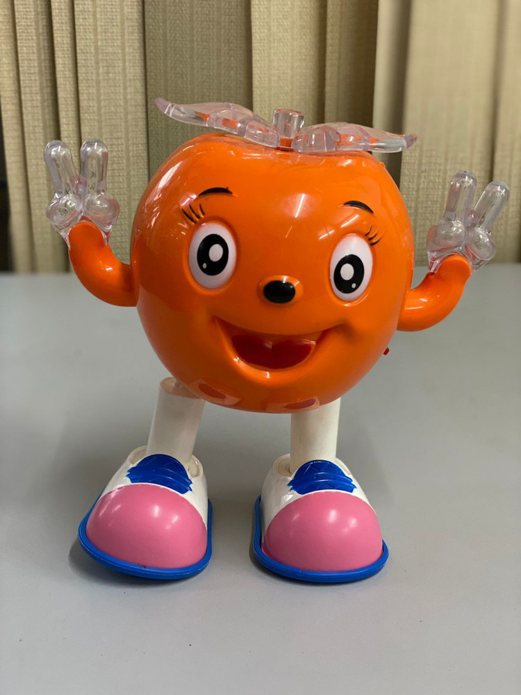 the toon box Musical Dancing Apple Toy Battery Operated Toy For Kids Toddlers Dancing Toy with Lights Music Gift for Babies Children Multicolor Musical