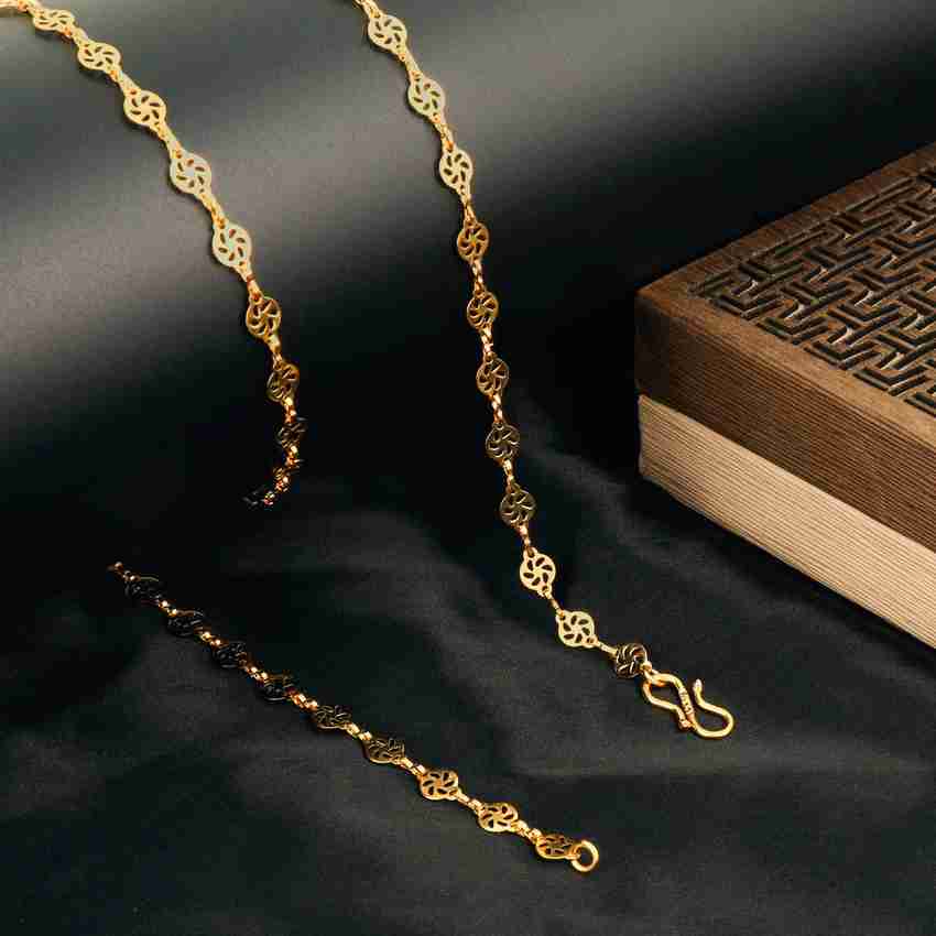 Artificial gold store chain for women