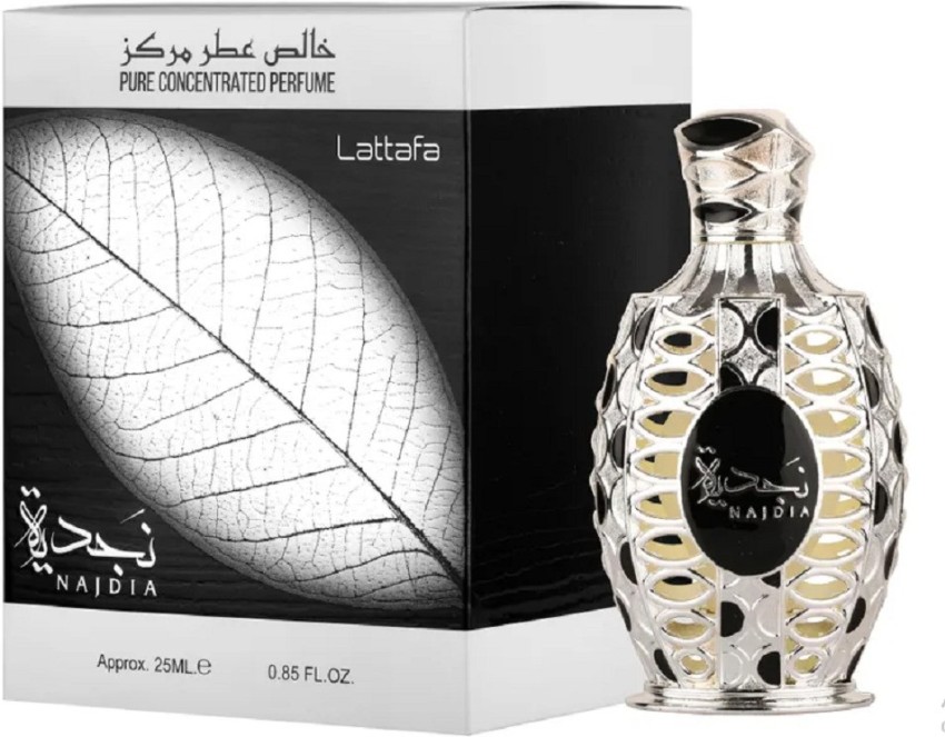 Buy Lattafa NAJDIA Pure Concentrated Attar Extrait De Parfum - 25 ml Online  In India