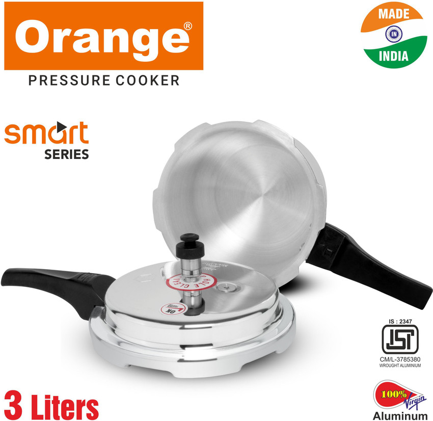 Orange pressure shop cooker 3 litre