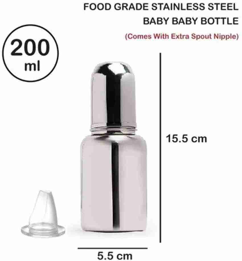 Pdd Falcon Stainless Steel Mom's Choice Classic Baby Bottle