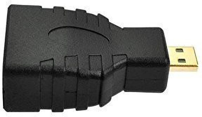 FOX MICRO Micro HDMI to HDMI Type D Male to HDMI Female Coupler