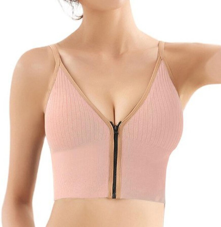 Dekmy Girls bralette sports seamless corset top bra Removable Padded Women  Everyday Lightly Padded Bra