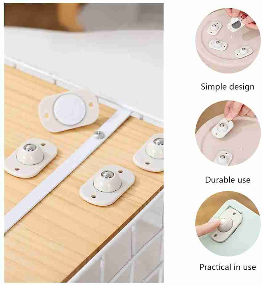16PCS Small Appliance Sliders for Kitchen Appliances Self-Adhesive  Appliance Slider Swivel Appliance Rollers Mini Caster Wheels White Pulley  Wheel for Large Bintrash Can Storage Box Furniture: : Industrial  & Scientific