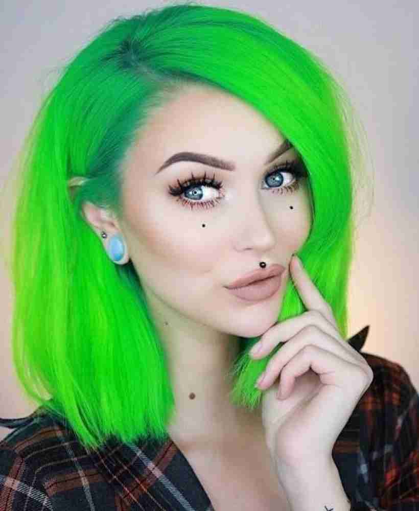 Emijun NATURAL NEON GREEN HAIR COLOR , NEON GREEN - Price in India, Buy  Emijun NATURAL NEON GREEN HAIR COLOR , NEON GREEN Online In India, Reviews,  Ratings & Features