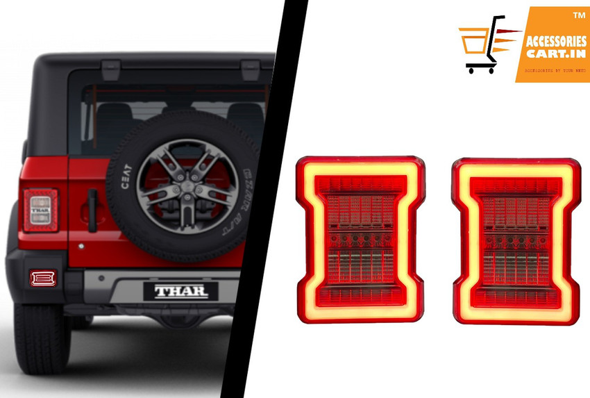 Accessories cart LED Headlight for Mahindra Thar Price in India