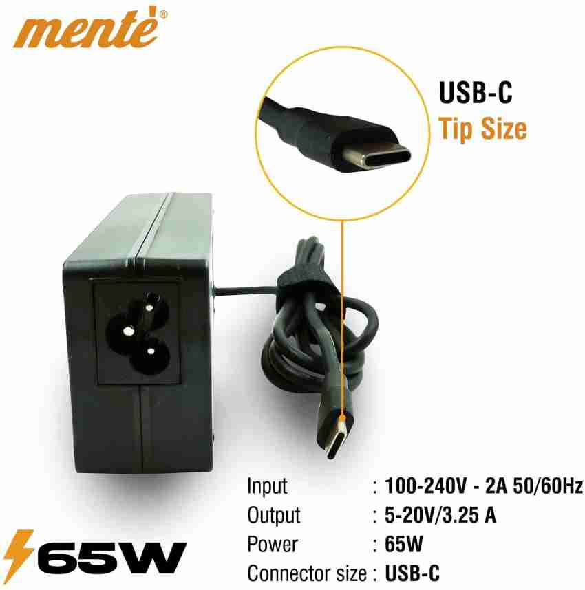 Chargeur universel USB-C 65w 5-19v