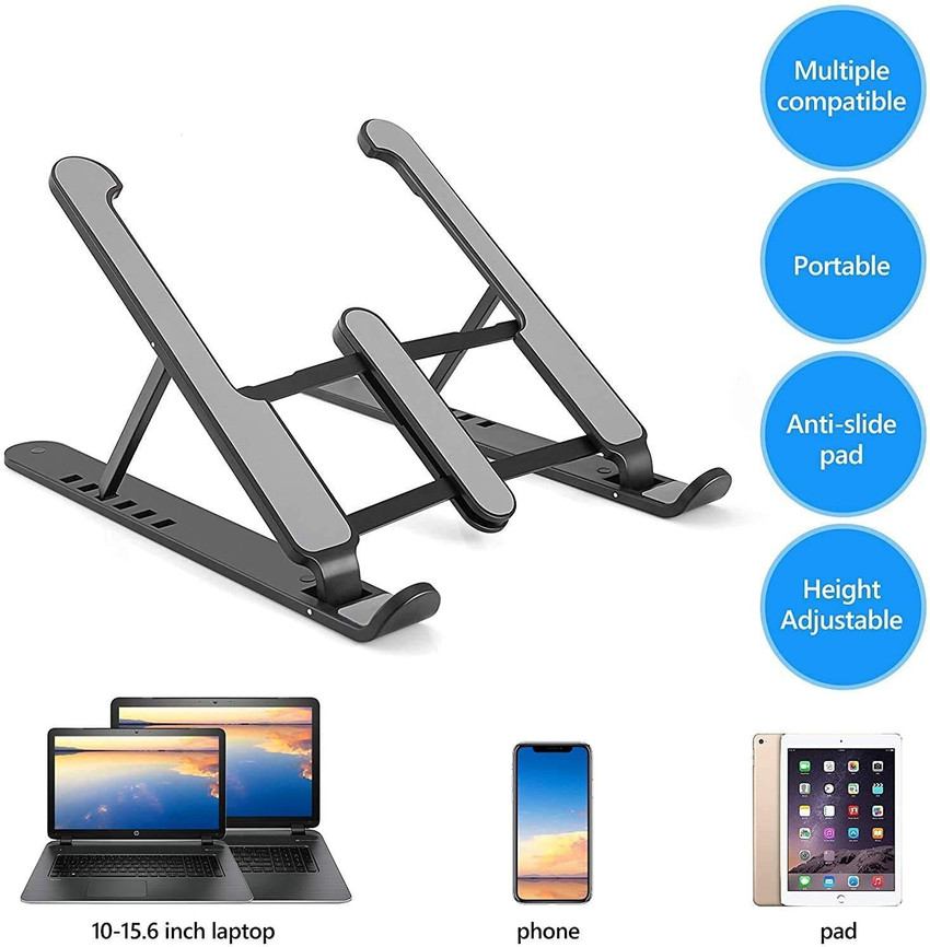 Callas portable height adjustable 360 swivel laptop notebook desk table shop stand holder