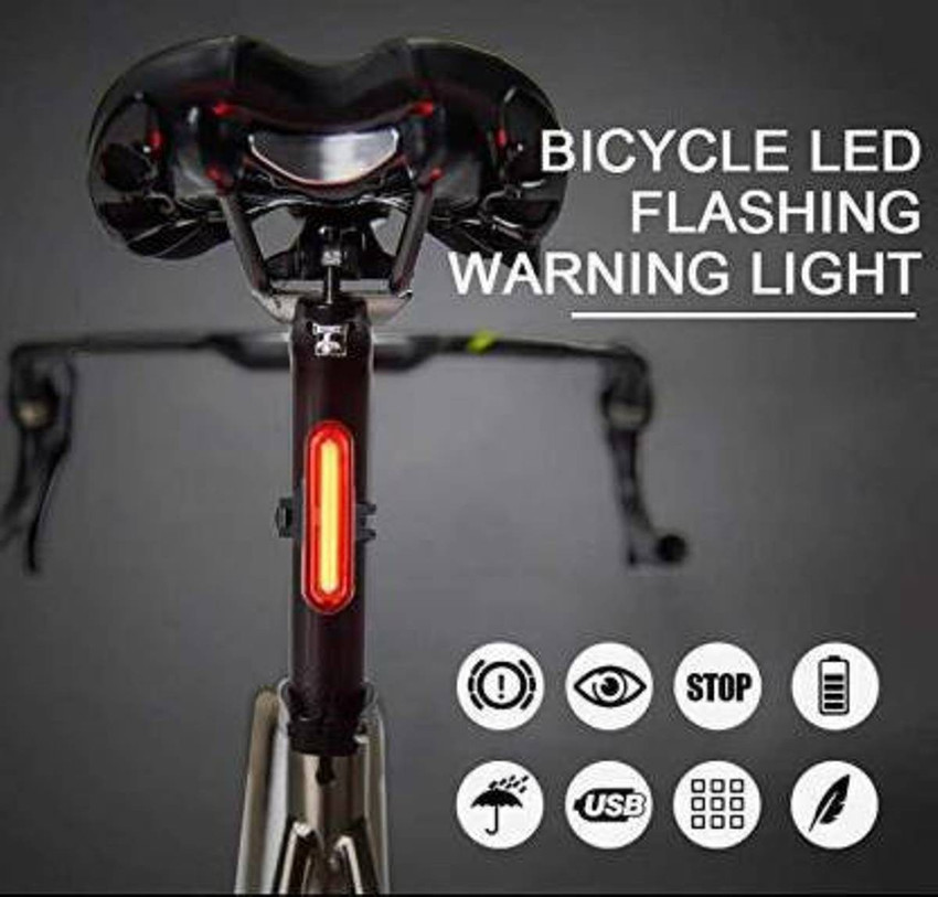 Flashing rear bike best sale light