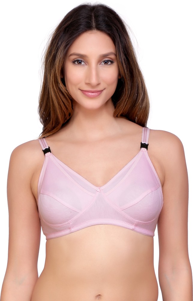 Arousy by Seamed Transparent Back Sexy Girl's Bra Wirefree Bra