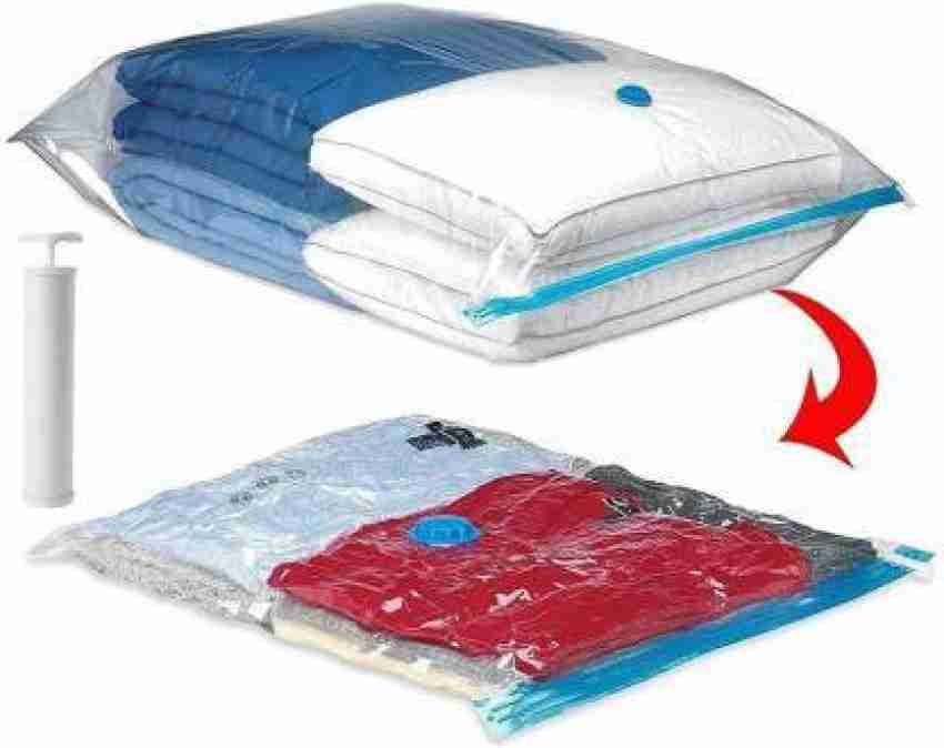 3/4PCS Vacuum Sealer Storage Bags Space Saver Compression Clothes Bag Set  Travel