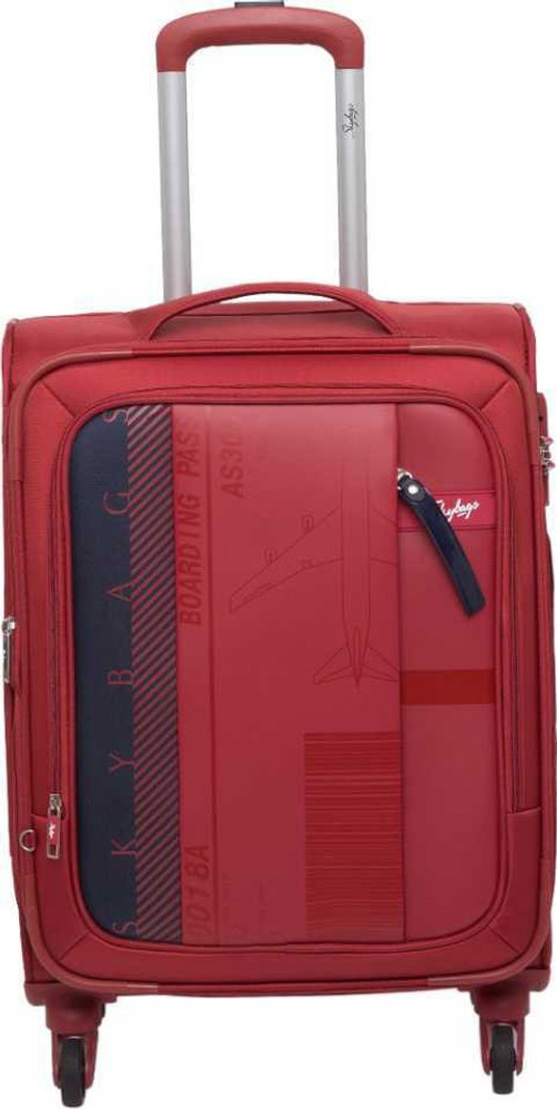 SKYBAGS AIRWAY 71 MEDIUM SIZE Expandable Check in Suitcase 4 Wheels 24 inch RED Price in India Flipkart